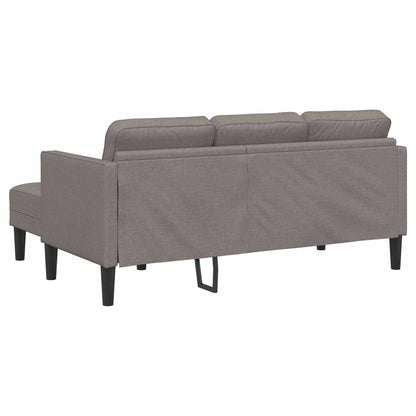 vidaXL Ensemble de canapés avec coussins 2 pcs Taupe Polyester