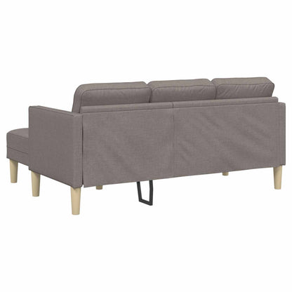 vidaXL Ensemble de canapés avec coussins 2 pcs Taupe Polyester