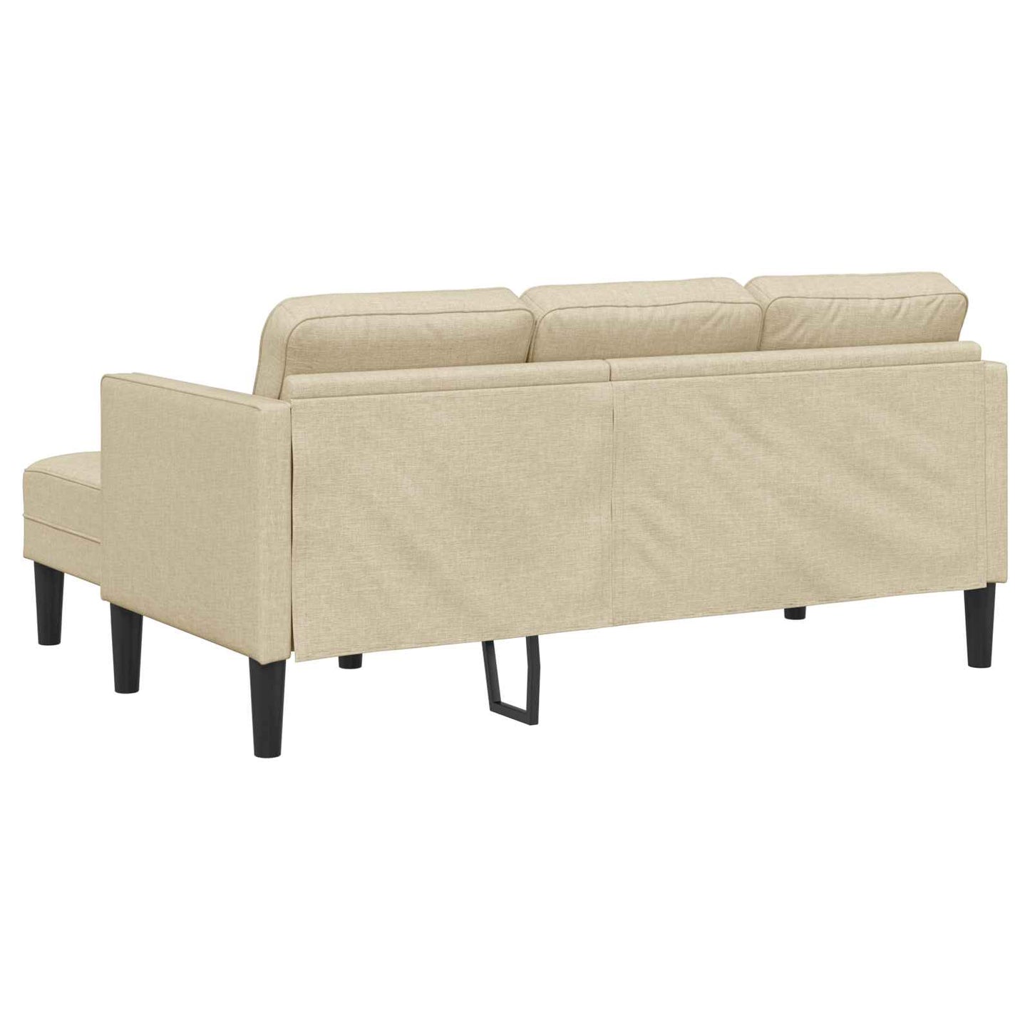 vidaXL Sofa Set 2 pcs Creme 173 x 131 x 67 cm Stoff
