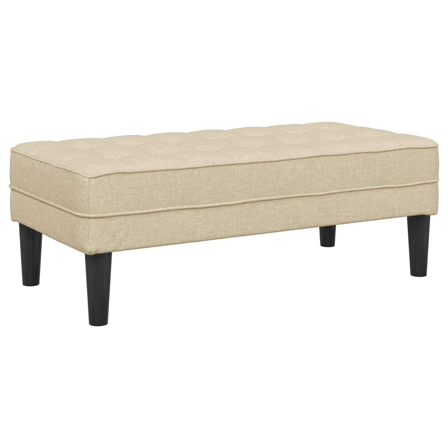 vidaXL Sofa Set 2 pcs Creme 173 x 131 x 67 cm Stoff