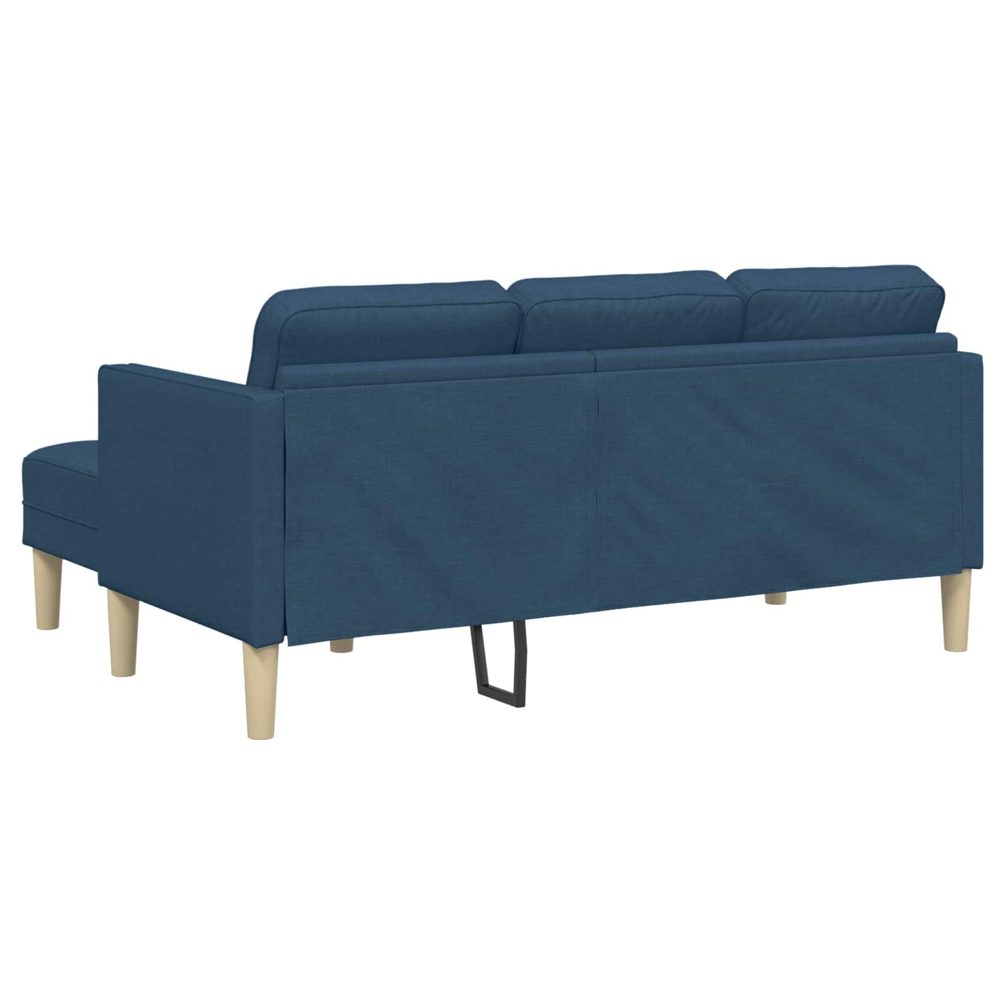 Sofa Set mit Kissen 2 pcs Blau Polyester
