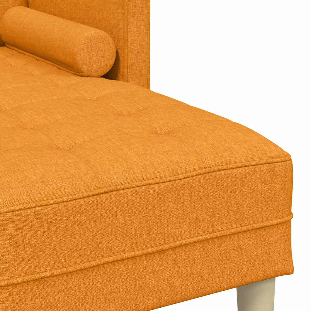 vidaXL Sofa Set 2 pcs Dunkelgelb 173 x 131 x 67 cm Stoff
