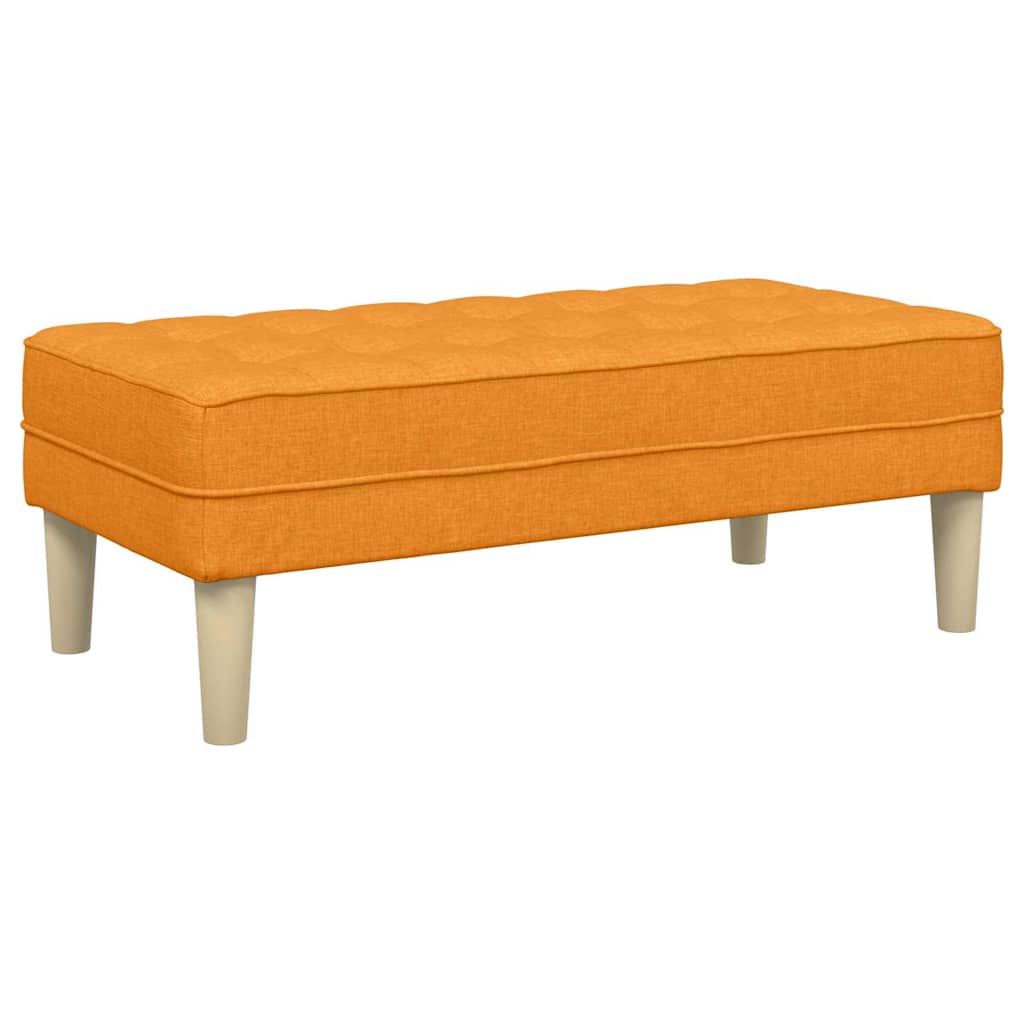 vidaXL Sofa Set 2 pcs Dunkelgelb 173 x 131 x 67 cm Stoff