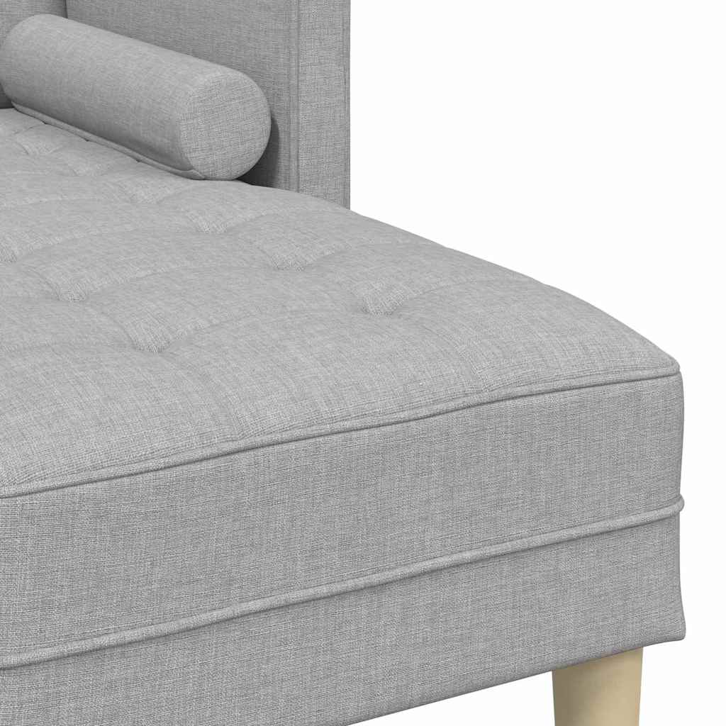 vidaXL Ensemble de canapés avec coussins 2 pcs Gris nuage Polyester