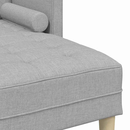 vidaXL Ensemble de canapés avec coussins 2 pcs Gris nuage Polyester
