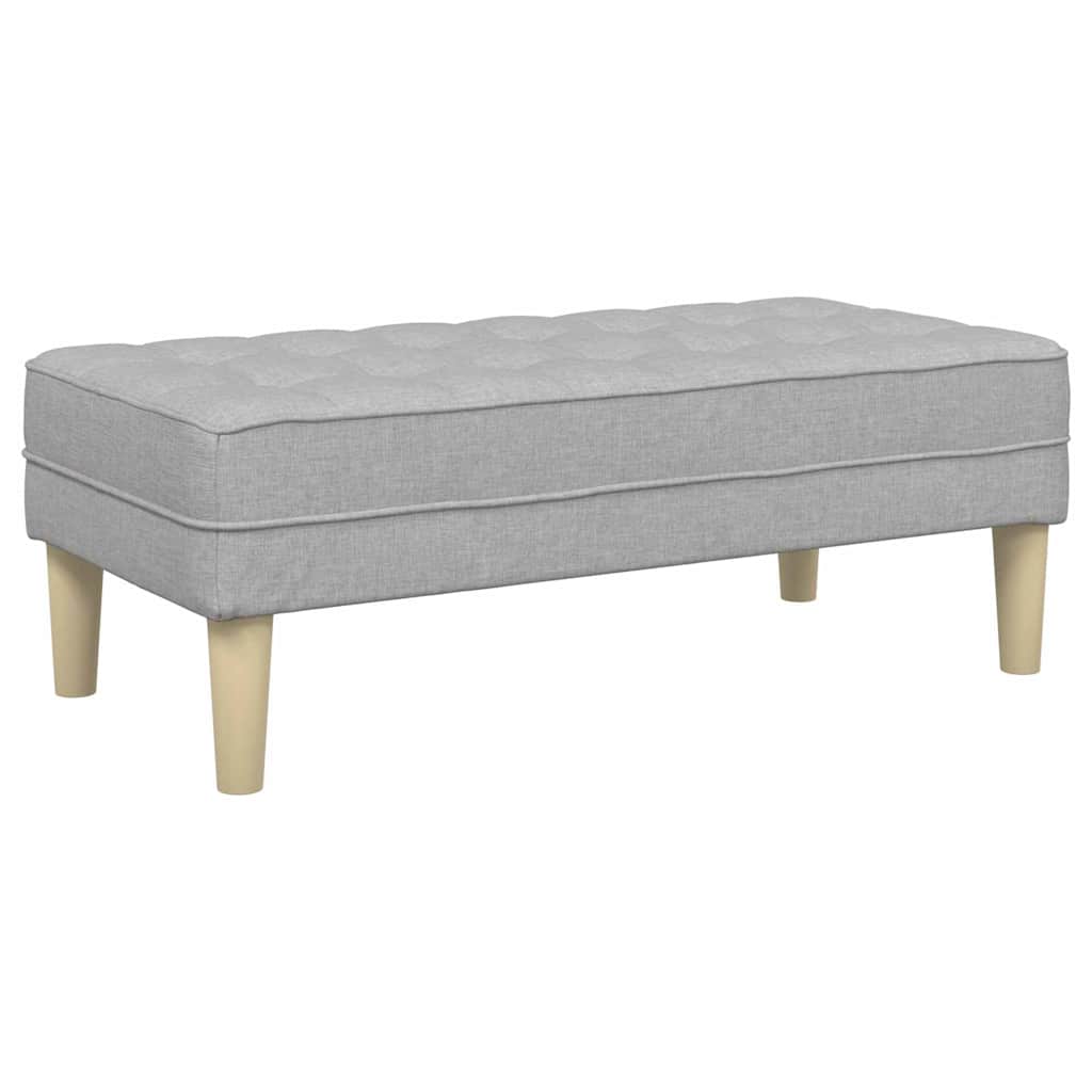 vidaXL Ensemble de canapés avec coussins 2 pcs Gris nuage Polyester