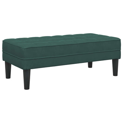 vidaXL Sofa Set 2 pcs Dunkelgrün 173 x 131 x 67 cm Samt