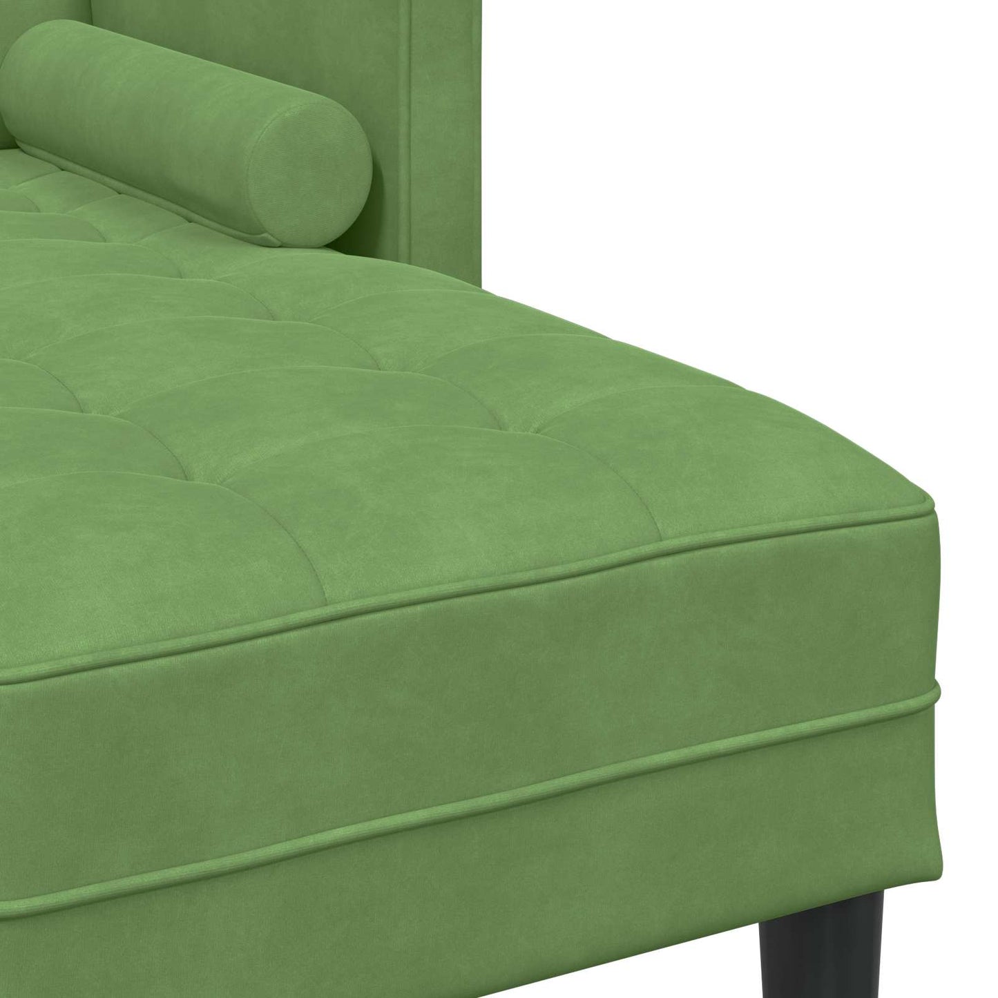 vidaXL Sofa Set mit Kissen 2 pcs Hellgrün Polyester