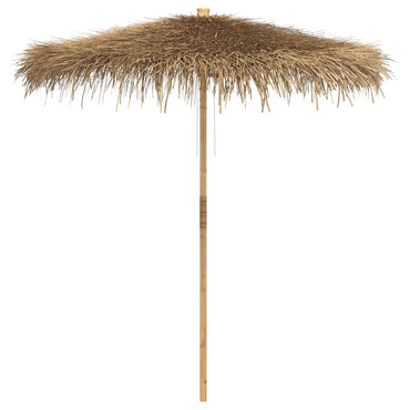vidaXL Tiki-Schirm mit Bananenblatt-Dach 240 cm Bambus