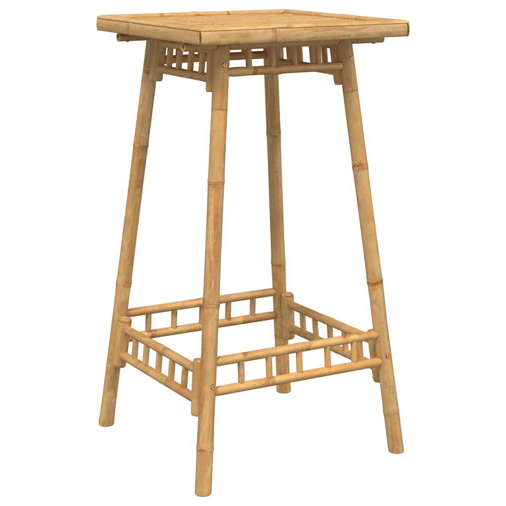 vidaXL Garten-Bartisch Quadratisch 55x55x100 cm Bambus