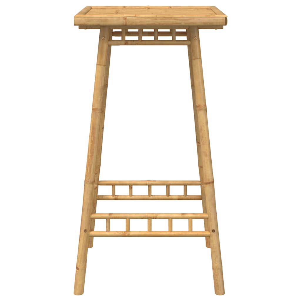 vidaXL Garten-Bartisch Quadratisch 55x55x100 cm Bambus