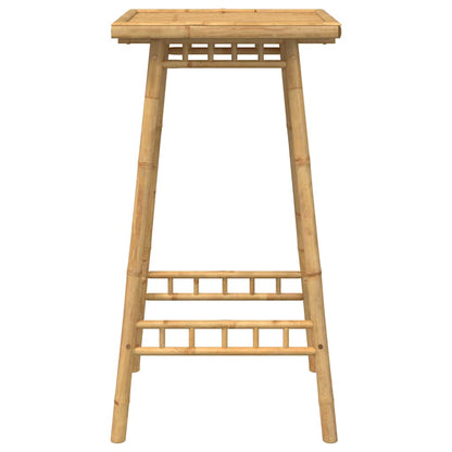 vidaXL Garten-Bartisch Quadratisch 55x55x100 cm Bambus