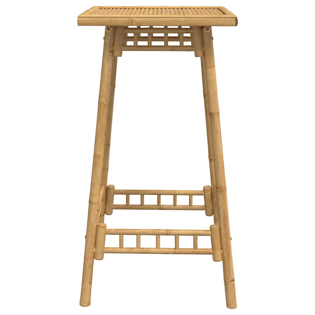 vidaXL Garten-Bartisch Quadratisch 55x55x100 cm Bambus