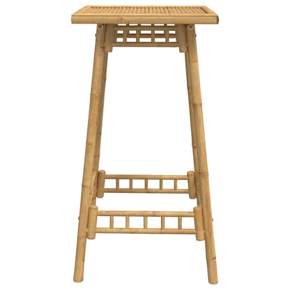 vidaXL Garten-Bartisch Quadratisch 55x55x100 cm Bambus