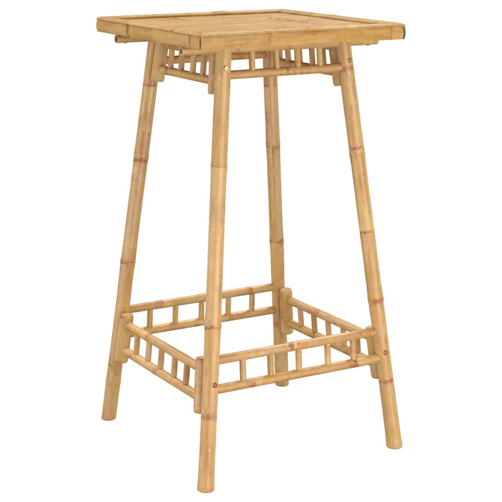 vidaXL Garten-Bartisch Quadratisch 55x55x100 cm Bambus
