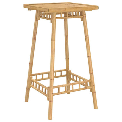 vidaXL Garten-Bartisch Quadratisch 55x55x100 cm Bambus