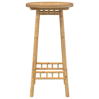 Garten-Bartisch Rund Ø55x100 cm Bambus