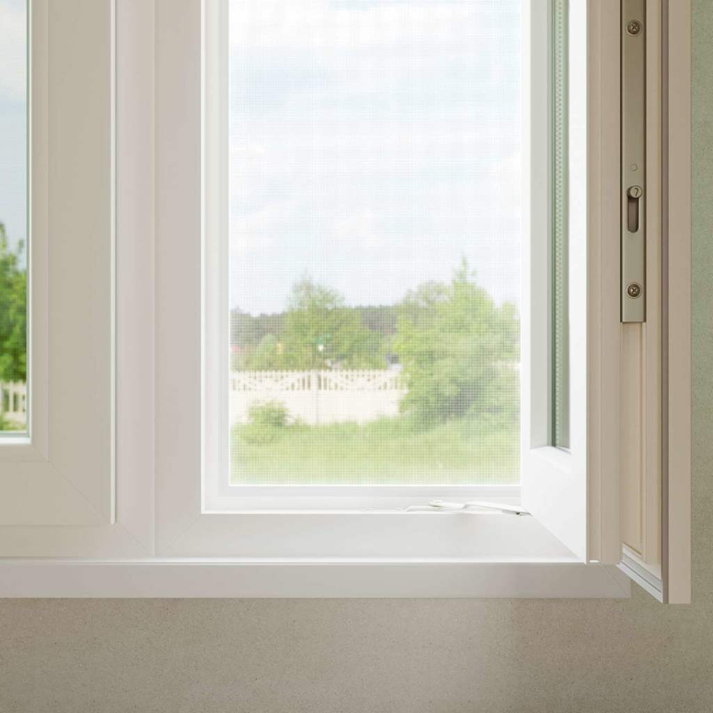 Insektenschutzgitter Weiß 112 x 500 cm Glasfaser