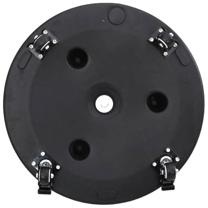 Sonnenschirmständer Art Deco Schwarz Ø 45 x 39,5 cm Eisen