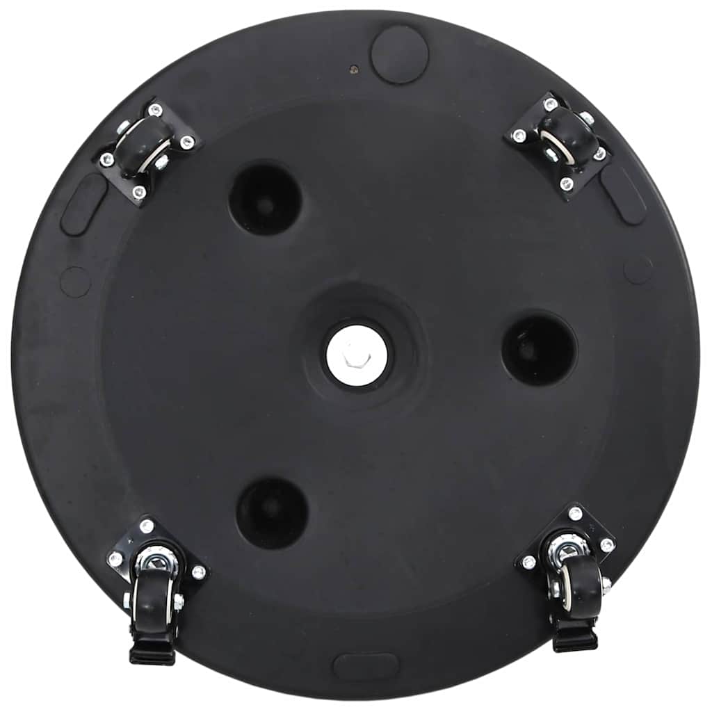 Sonnenschirmständer Art Deco Schwarz Ø 45 x 39,5 cm Eisen