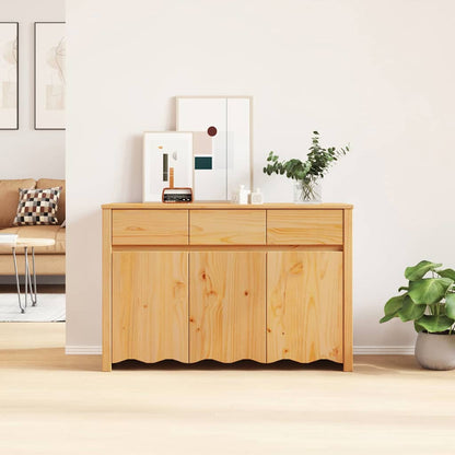 Sideboard Drammen Eiche 114 x 43 x 75,5 cm Massivholz Kiefer
