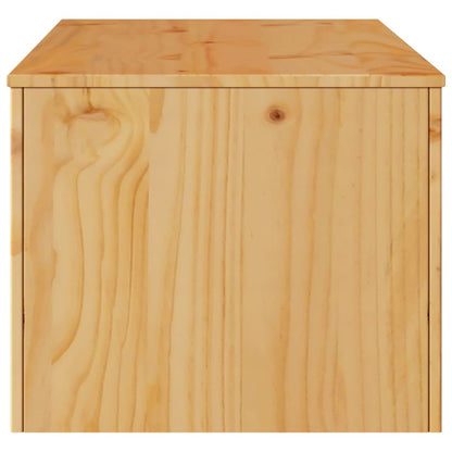vidaXL Couchtisch Drammen Eiche 99 x 55 x 45 cm Massives Kiefernholz