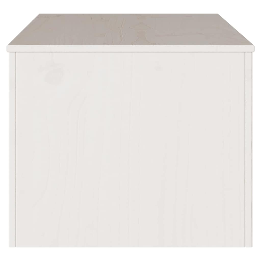 vidaXL Couchtisch Drammen Weiß 99 x 55 x 45 cm Massives Kiefernholz