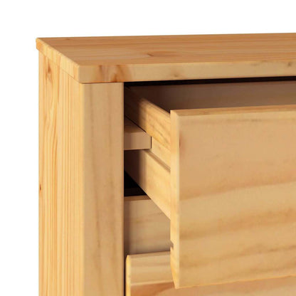 Couchtisch Drammen Eiche 45 x 35 x 56 cm Massives Kiefernholz