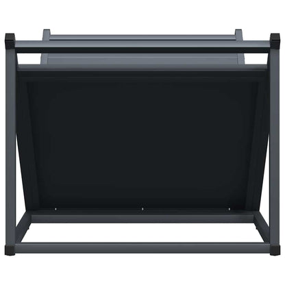 Brennholzregal Anthrazit 70x43x34,5 cm Kaltgewalzter Stahl