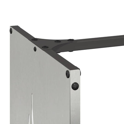 Brennholzregal 40x30x80 cm Edelstahl