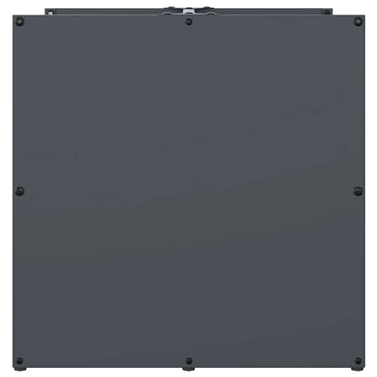 Brennholzregal Anthrazit 40x40x40 cm Kaltgewalzter Stahl