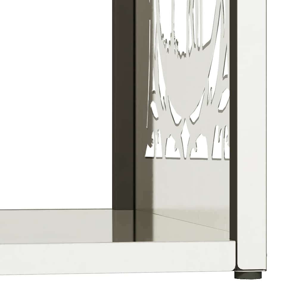 Brennholzregal 40x40x40 cm Edelstahl