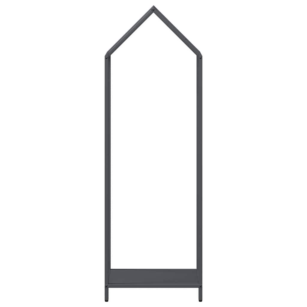 Brennholzregal Anthrazit 40x25x120 cm Kaltgewalzter Stahl