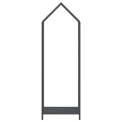 Brennholzregal Anthrazit 40x25x120 cm Kaltgewalzter Stahl