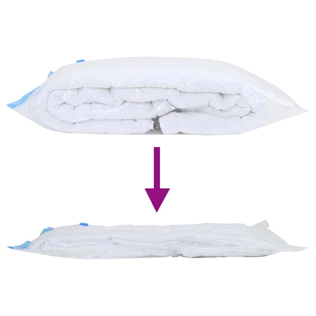 Aufbewahrungstaschen 50 pcs Transparent und Blau 100 x 80 cm