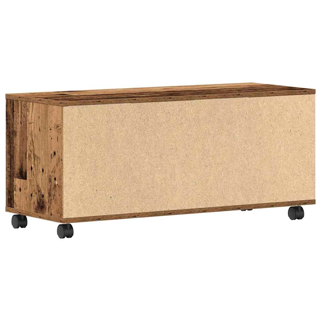 vidaXL TV-Schränk Braun 90 x 35 x 40,5 cm Holzwerkstoff