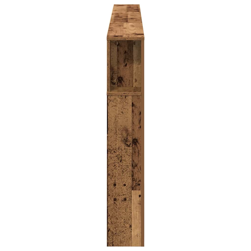 vidaXL Kopfteil Schrank Altholz 220 x 18,5 x 102,5 cm Holzwerkstoff