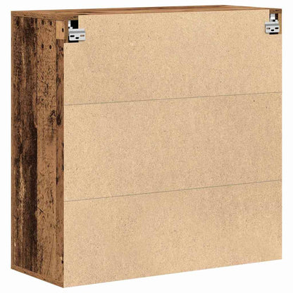 vidaXL Wandschrank mit Regal Altholz 80 x 33 x 80 cm Holzwerkstoff