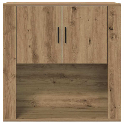 vidaXL Wandschrank mit Tür Artisan-Eiche 80 x 33 x 80 cm Holzwerkstoff