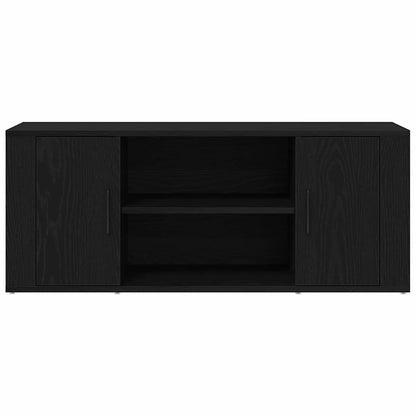 TV-Schränk Schwarz Eichen-Optik 100 x 35 x 40 cm Holzwerkstoff