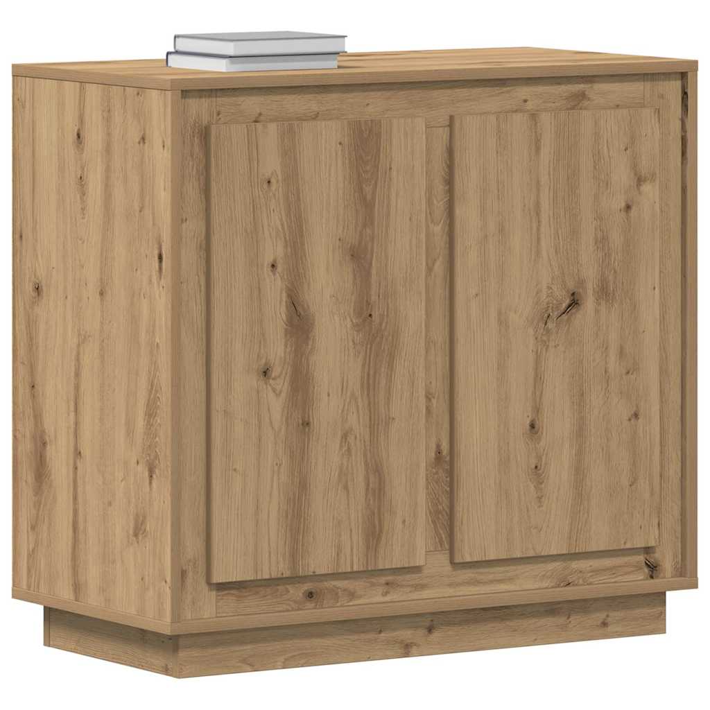 Sideboard Artisan-Eiche 80 x 40 x 75 cm Holzwerkstoff