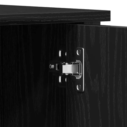 vidaXL TV-Schränk Schwarz Eichen-Optik 100 x 40 x 50 cm Holzwerkstoff