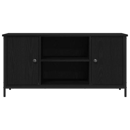 vidaXL TV-Schränk Schwarz Eichen-Optik 100 x 40 x 50 cm Holzwerkstoff
