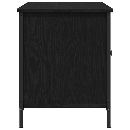 vidaXL TV-Schränk Schwarz Eichen-Optik 100 x 40 x 50 cm Holzwerkstoff