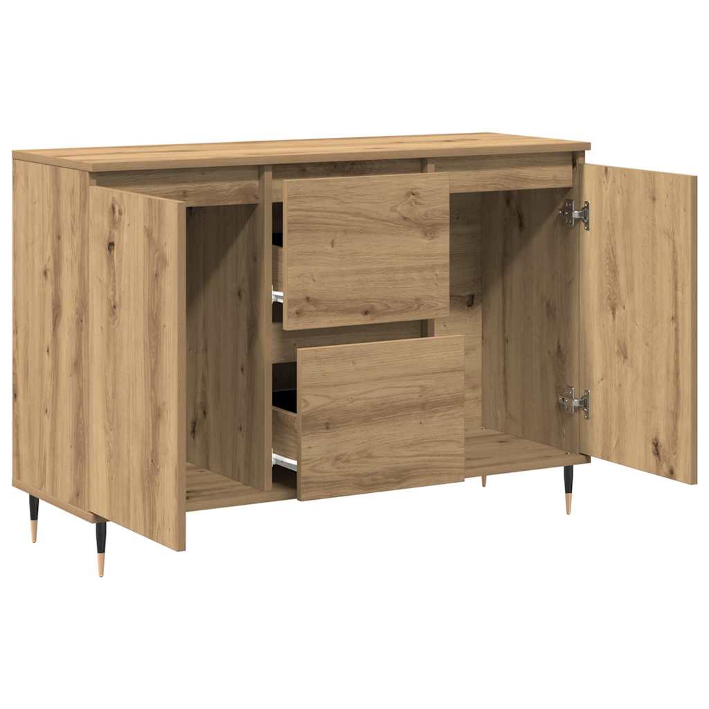 Sideboard Artisan-Eiche 101,5 x 35 x 70 cm Holzwerkstoff
