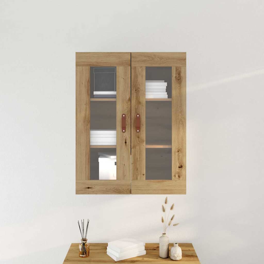 Wandschrank Artisan-Eiche 69,5 x 34 x 90 cm Holzwerkstoff