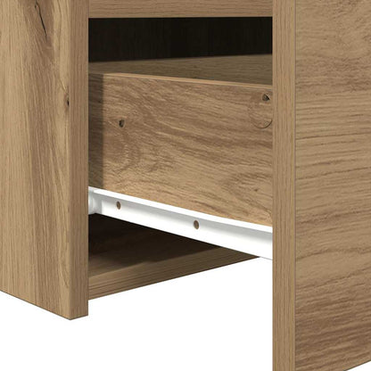 vidaXL Nachttisch 2 pcs Artisan-Eiche 50 x 40 x 45 cm Holzwerkstoff