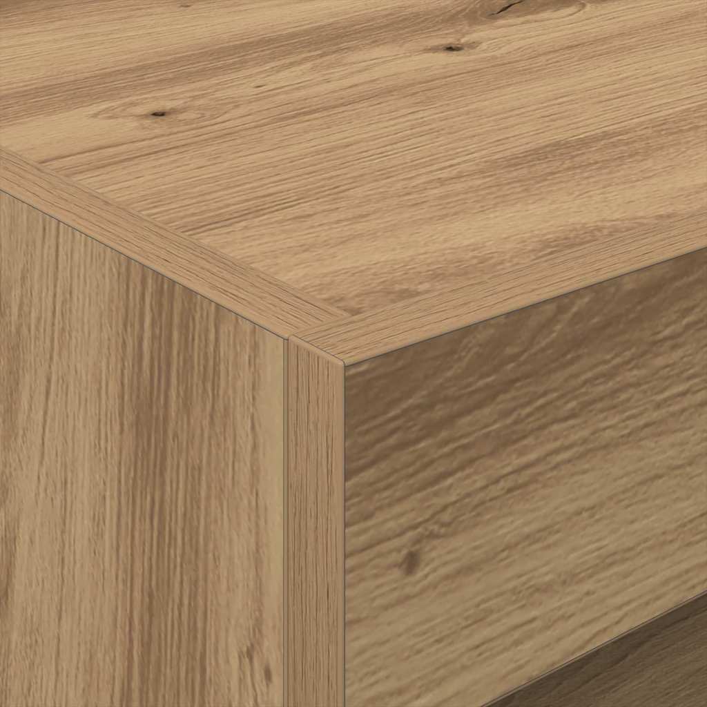 vidaXL Nachttisch 2 pcs Artisan-Eiche 50 x 40 x 45 cm Holzwerkstoff