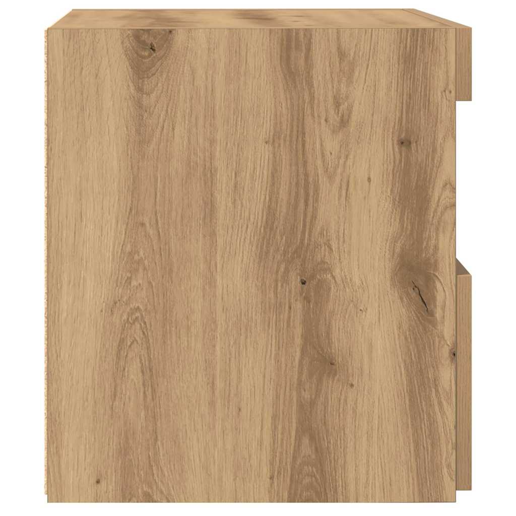 vidaXL Nachttisch 2 pcs Artisan-Eiche 50 x 40 x 45 cm Holzwerkstoff