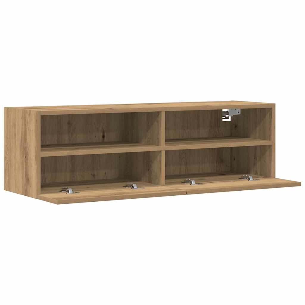 TV-Wandschrank 2 pcs Artisan-Eiche 100 x 30 x 30 cm